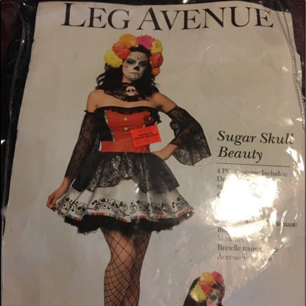 Day of the dead leg avenue costume never used